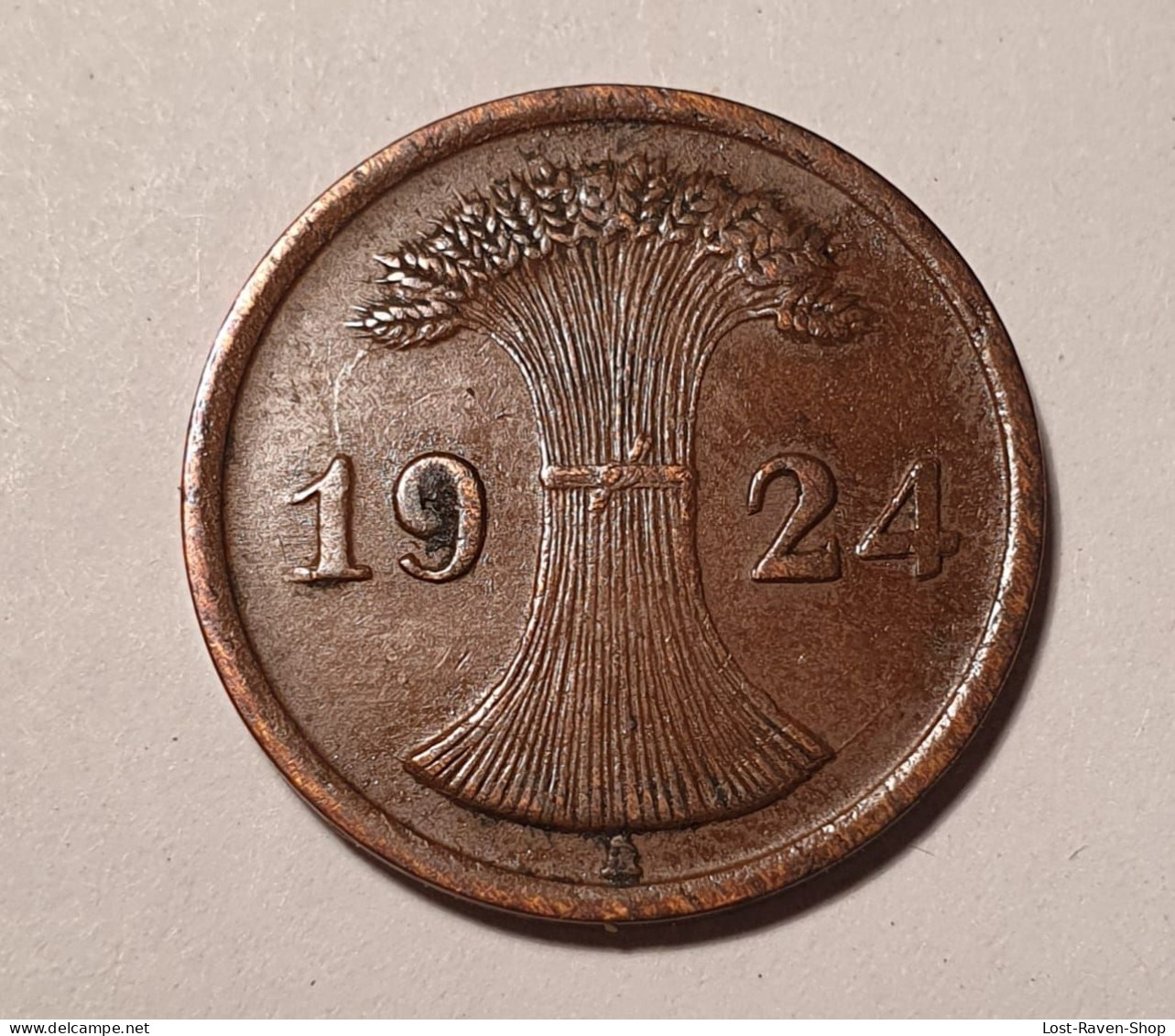 2 Rentenpfennig  - Deutsches Reich - 1924 - 2 Renten- & 2 Reichspfennig