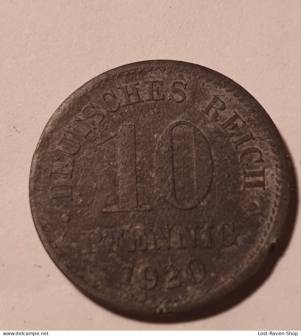 10 Pfennig - Deutsches Reich - 1920 - 10 Rentenpfennig & 10 Reichspfennig