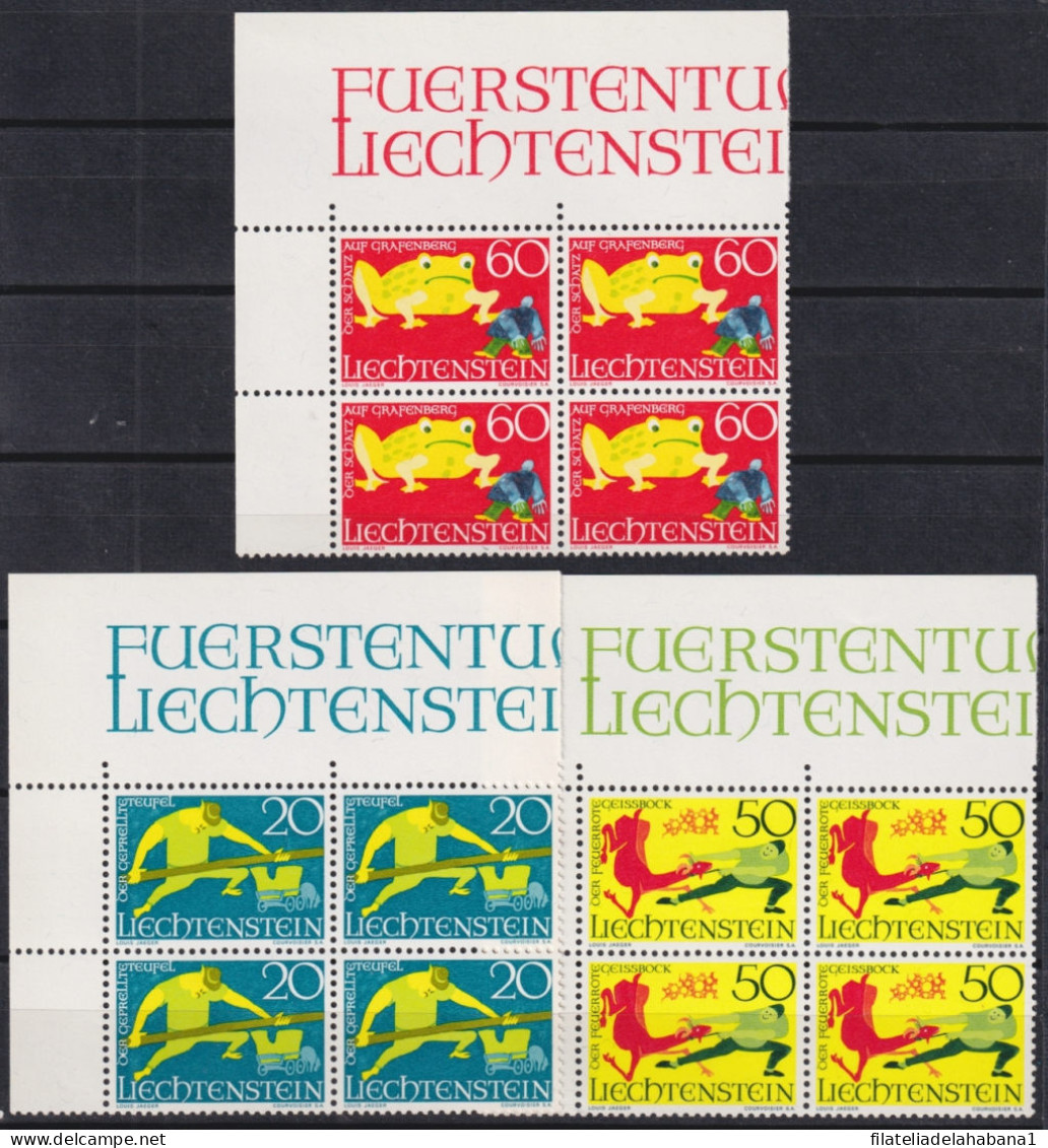 F-EX47373 LIECHTENSTEIN MNH 1969 TALES & LEYENDS BLOCK 4.  - Ungebraucht