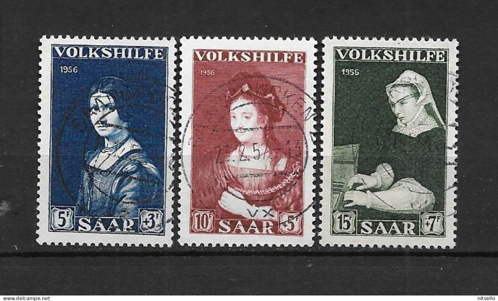 LOTE 2149   ///  (C022)  SAAR  YVERT Nº 355/357   ¡¡¡ LIQUIDATION - JE LIQUIDE - ANGEBOT !!!! - Used Stamps