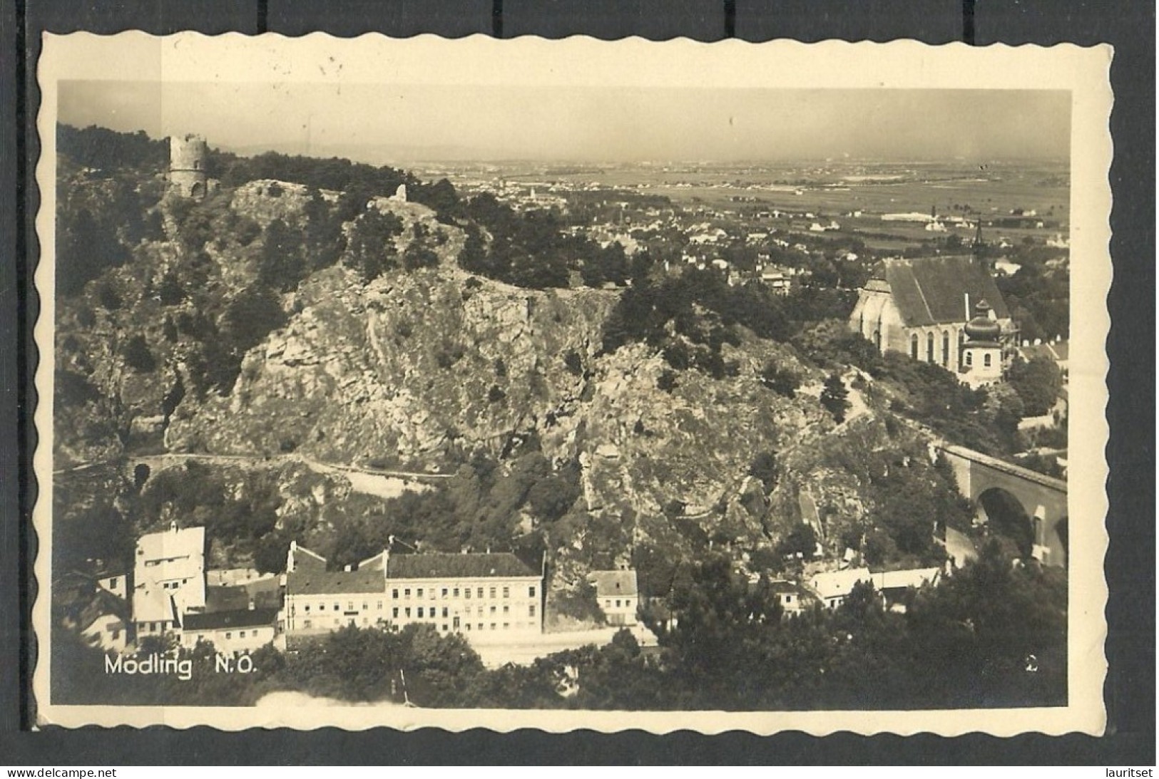 Austria Österreich MÖDLING Gasthof "Staar" Zum Schwarzen Turm, Sent 1932 To Denmark - Mödling