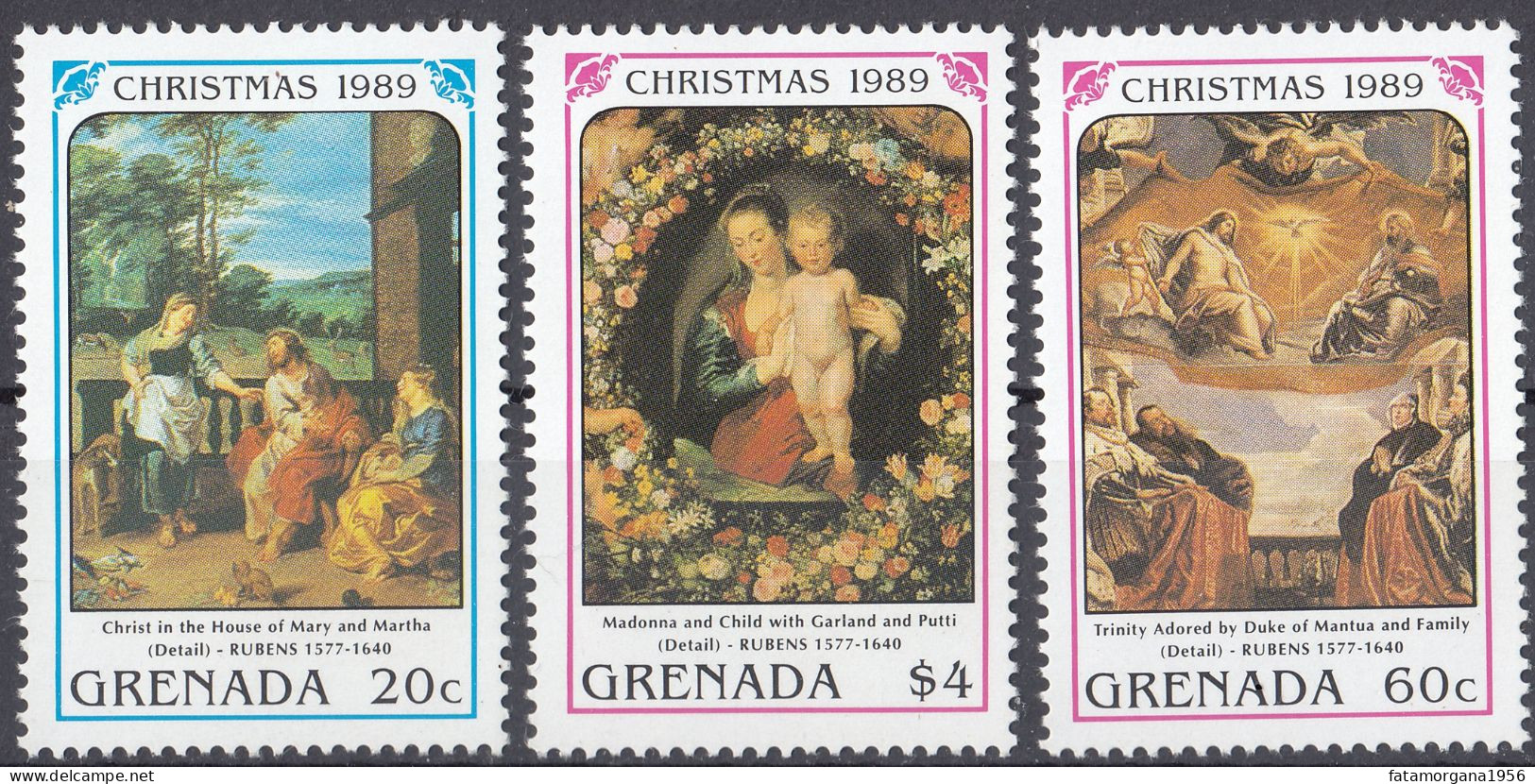 GRENADA - 1989 - Serie Completa Di 3 Valori: Yvert 1847/1849, Nuovi MNH. - Grenade (1974-...)