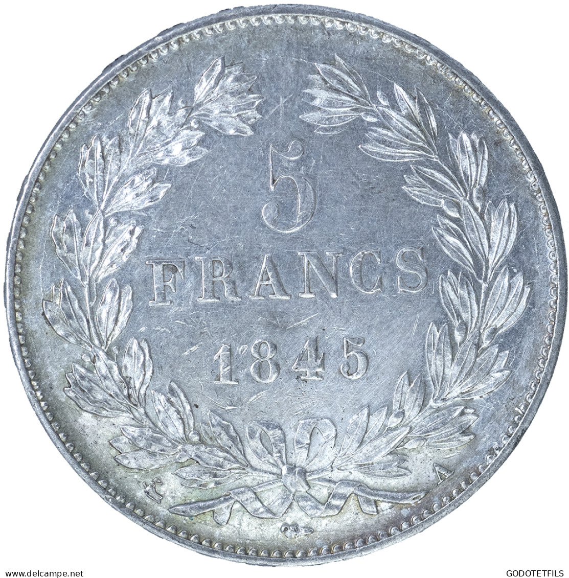 Louis-Philippe-5 Francs 1845 Paris - 5 Francs
