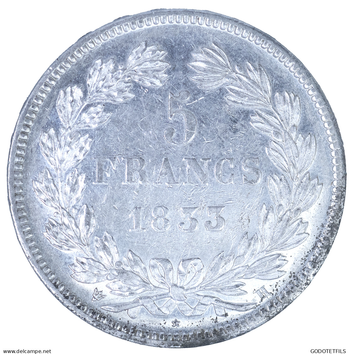 Louis-Philippe- 5 Francs 1833 La Rochelle - 5 Francs