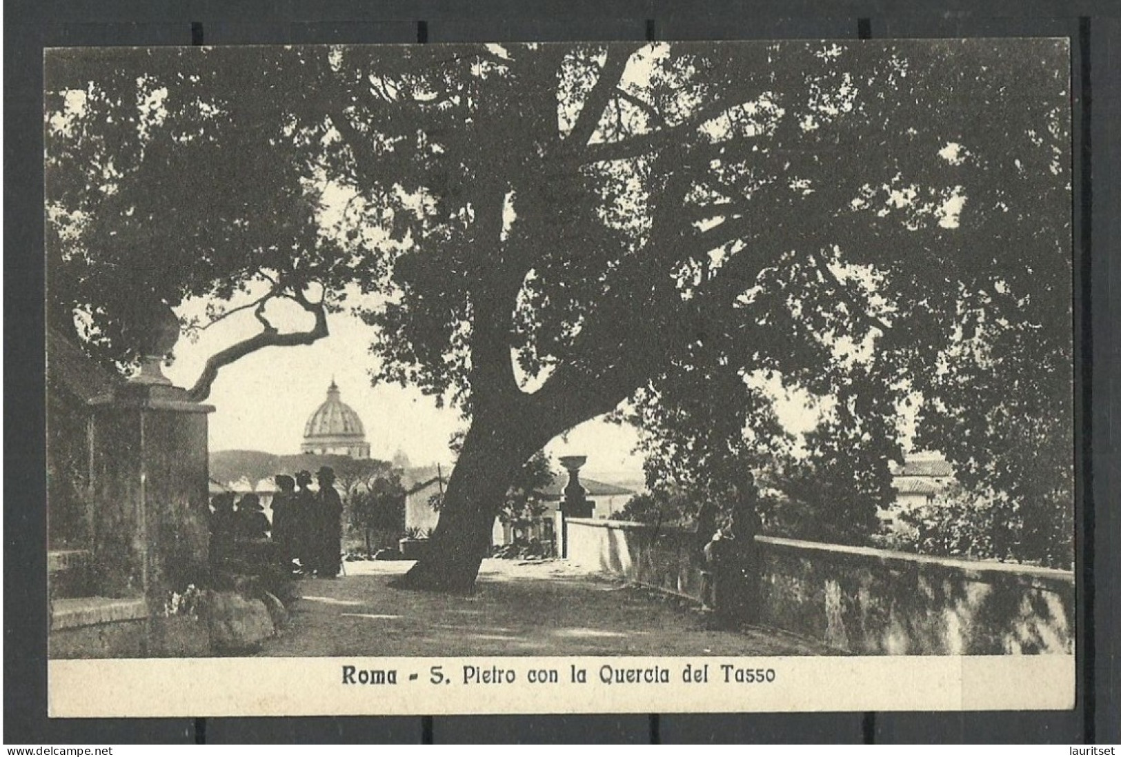 ITALY Italia Roma S. Pietro Con La Quercia Del Tasso, Sent To Denmark 1929 - San Pietro