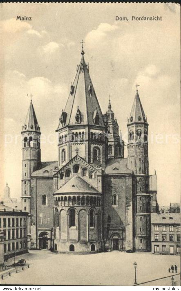 41743940 Mainz Rhein Dom Nordansicht Mainz - Mainz