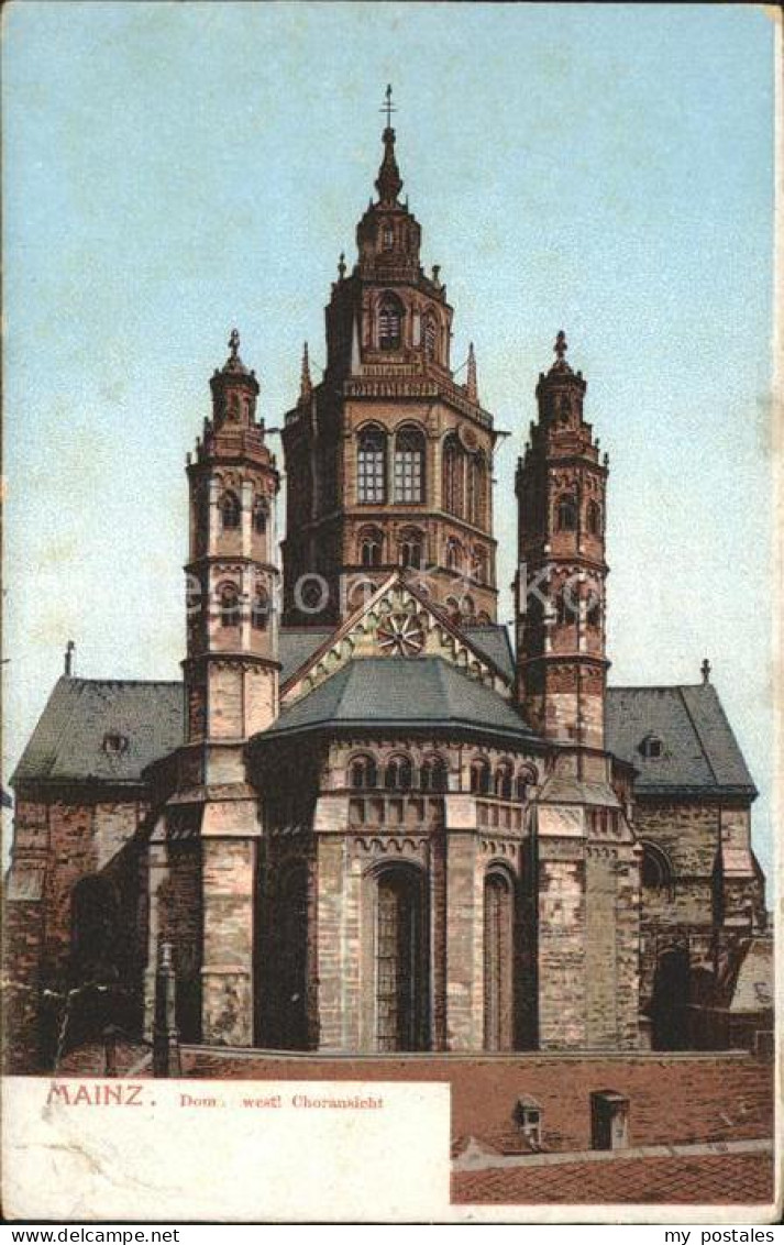 41743853 Mainz Rhein Dom Westliche Choransicht Mainz - Mainz