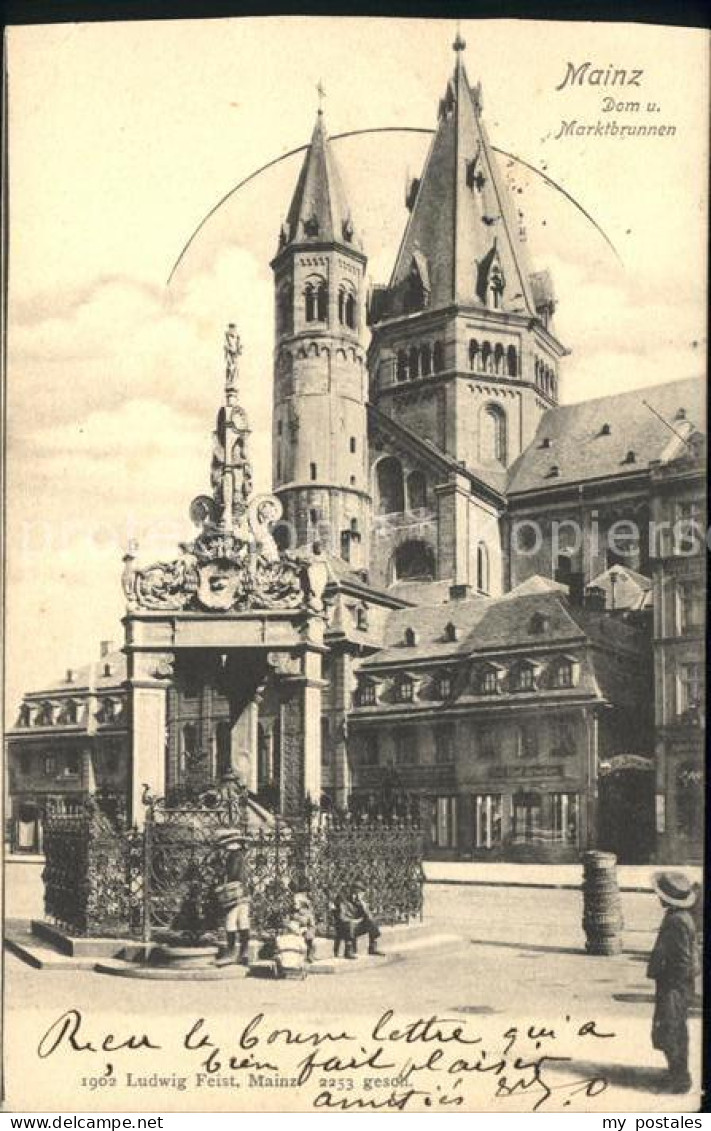 41743828 Mainz Rhein Dom Marktbrunnen Mainz - Mainz