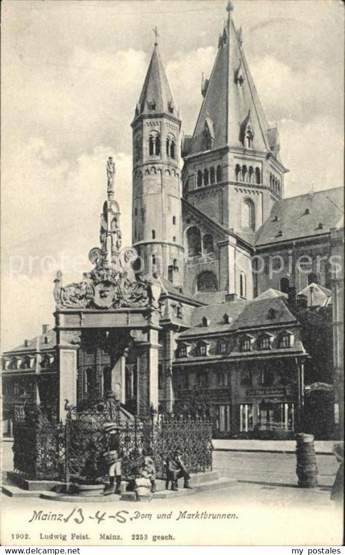 41743758 Mainz Rhein Dom Und Marktbrunnen Mainz - Mainz