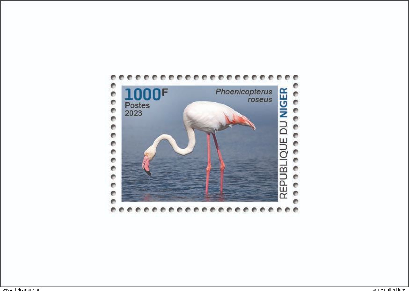 NIGER 2023 - SHEET - FLAMANT FLAMANTS FLAMINGO FLAMINGOS - BIRDS OISEAUX - LUXE MNH - Flamingos