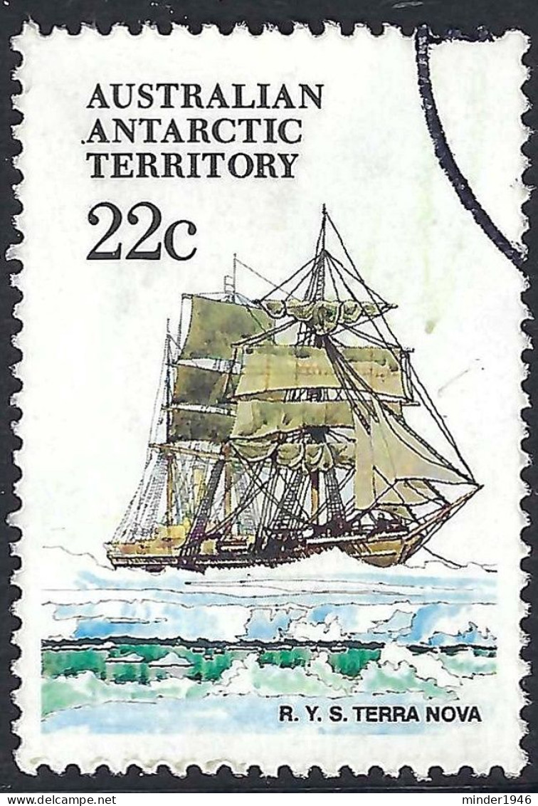 AUSTRALIAN ANTARCTIC TERRITORY (AAT) 1979 QEII 22c Multicoloured 'Ships, R.Y.S Terra Nova SG44 FU - Oblitérés