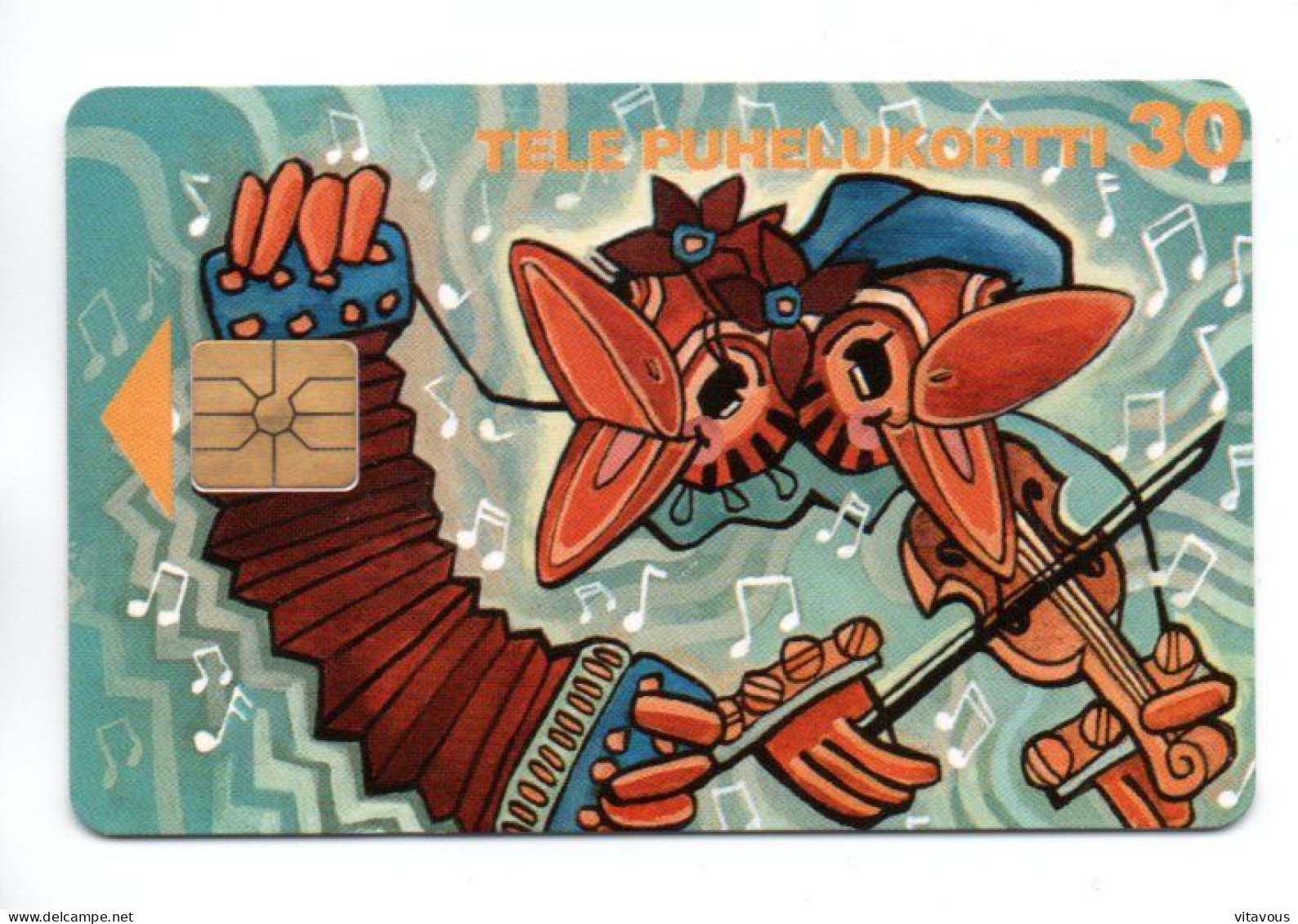 Festival Musique Music KAUSTINEN Télécarte Puce  Finlande Phonecard  (R 839) - Finlandia