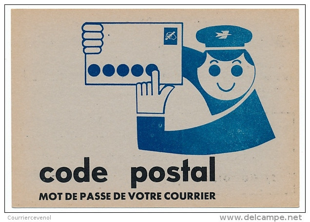 Carte De Service De La Poste => "Facteur" Code Postal 21100 DIJON - Pseudo-officiële  Postwaardestukken