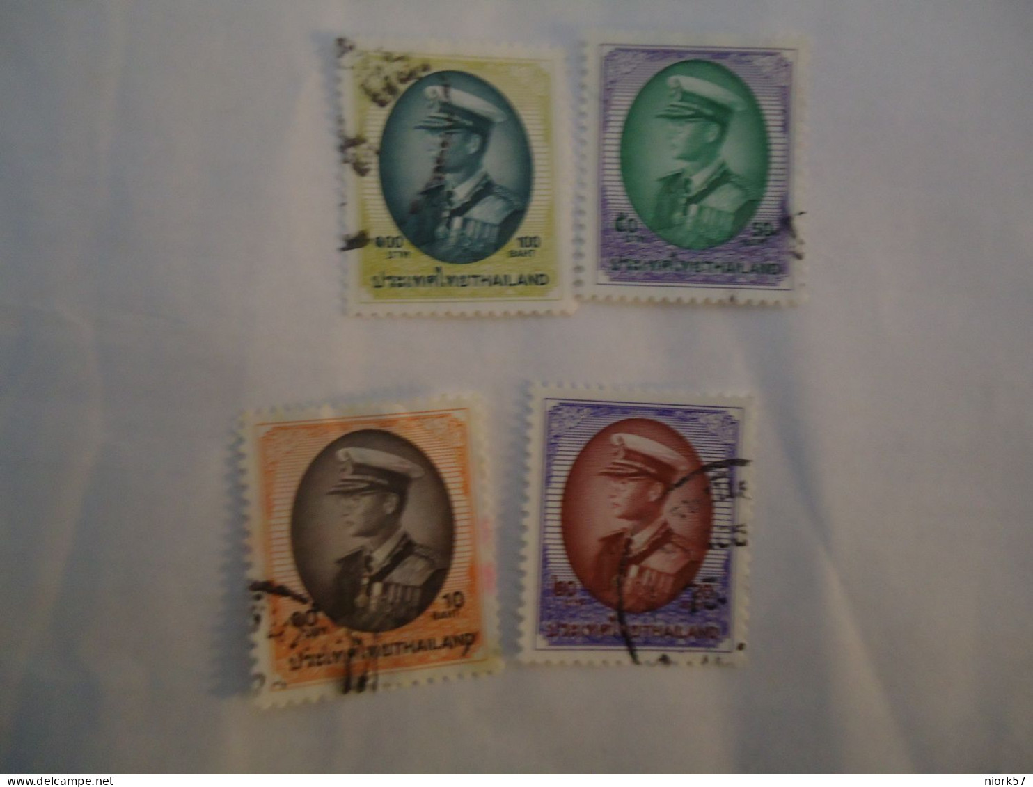 THAILAND   USED   STAMPS  4 KINGS - Thailand