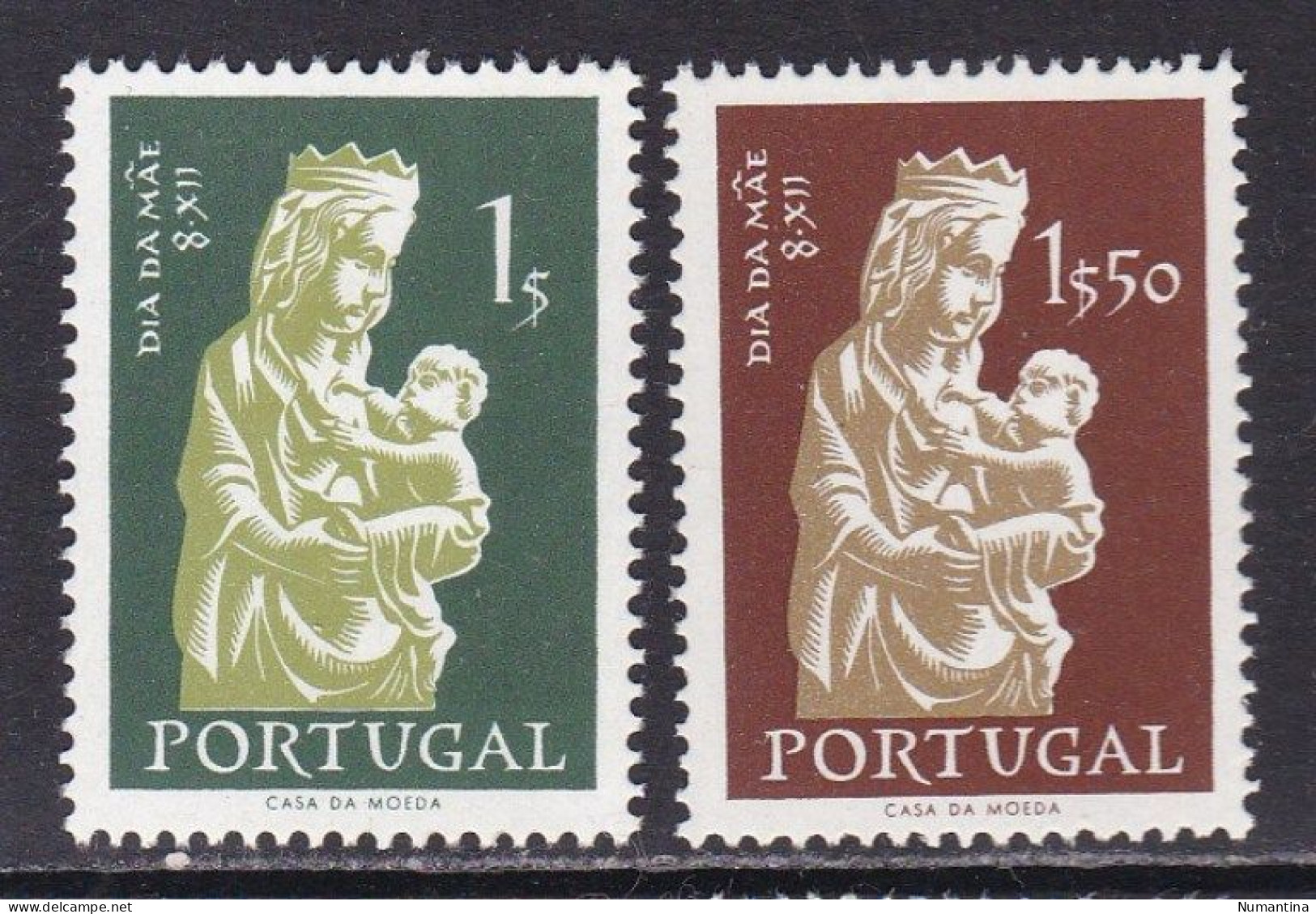 PORTUGAL - 1956 - YVERT 835/836 - Virgen - MNH - Unused Stamps