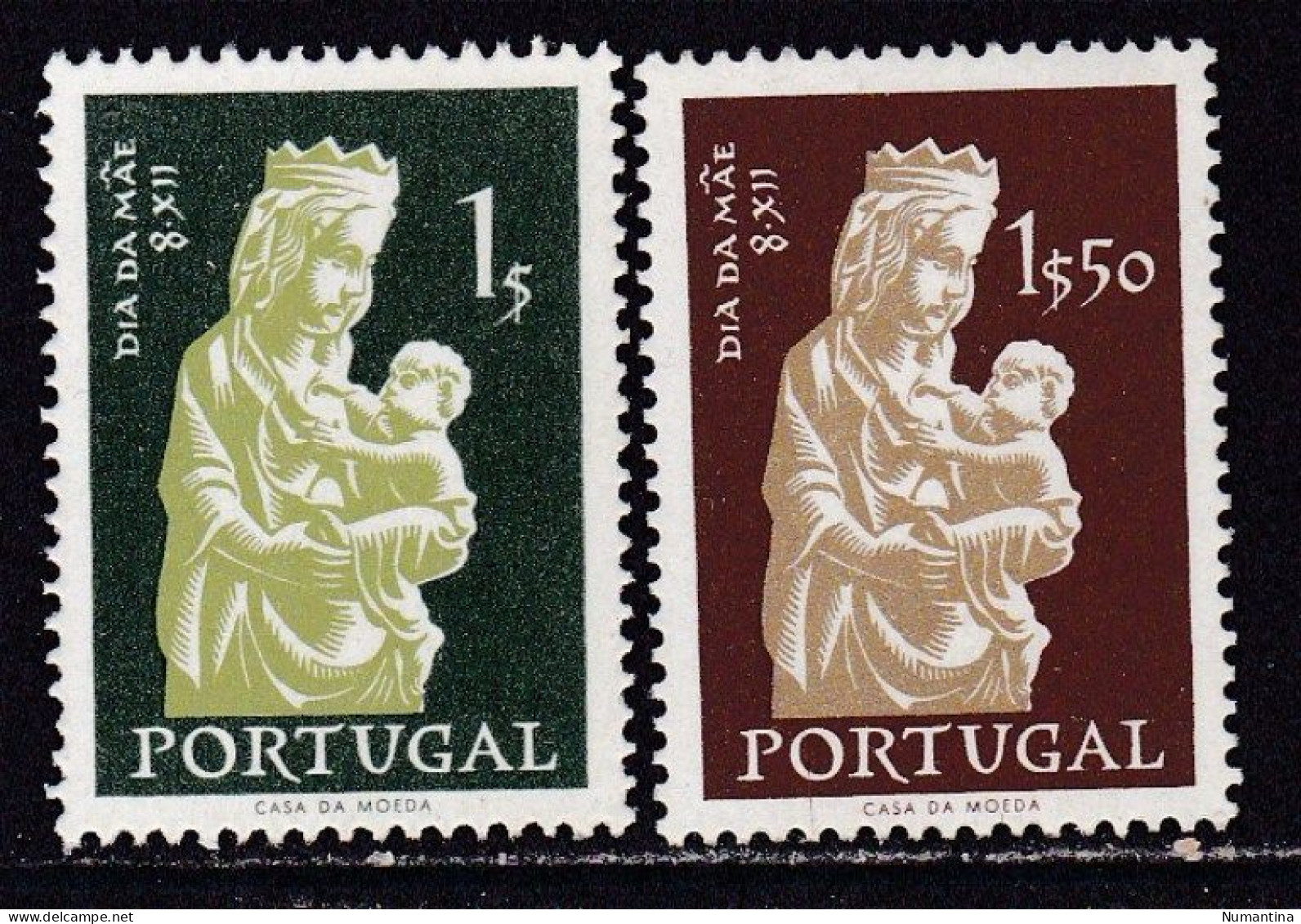 PORTUGAL - 1956 - YVERT 835/836 - Virgen - MNH - Unused Stamps