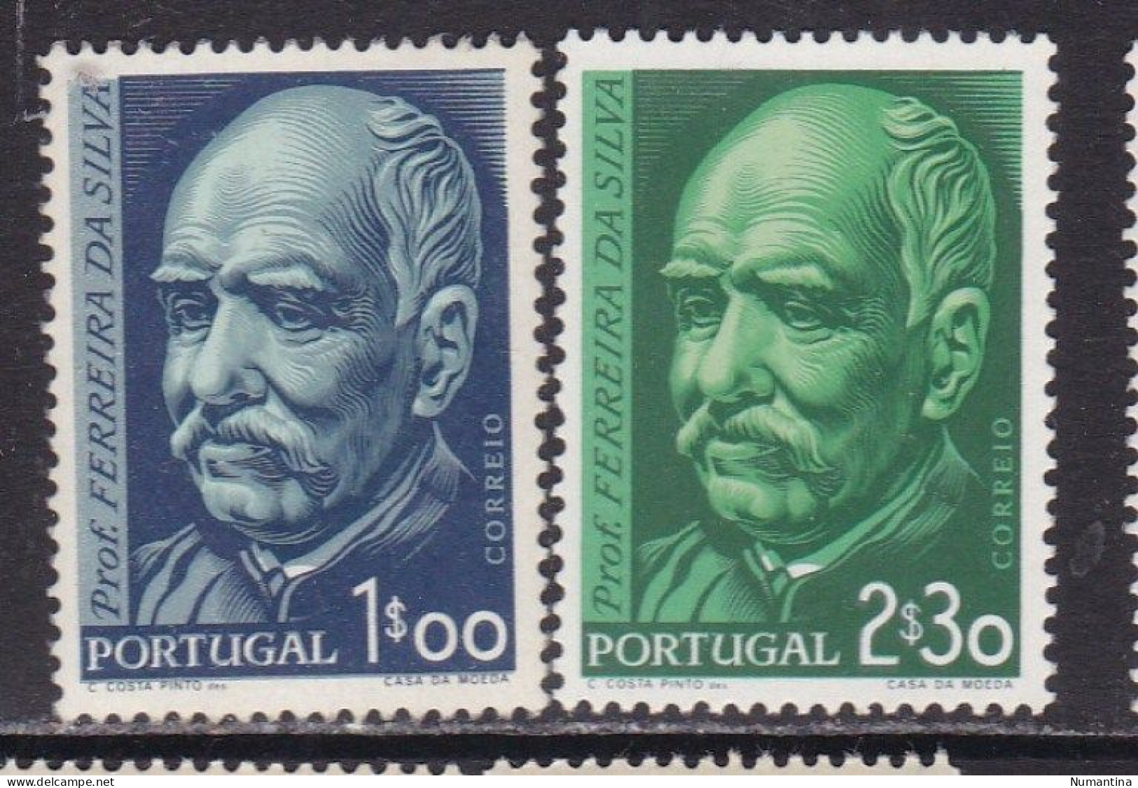 PORTUGAL - 1956 - YVERT 829/830 - Ferreira Da Silva - MNH - Neufs