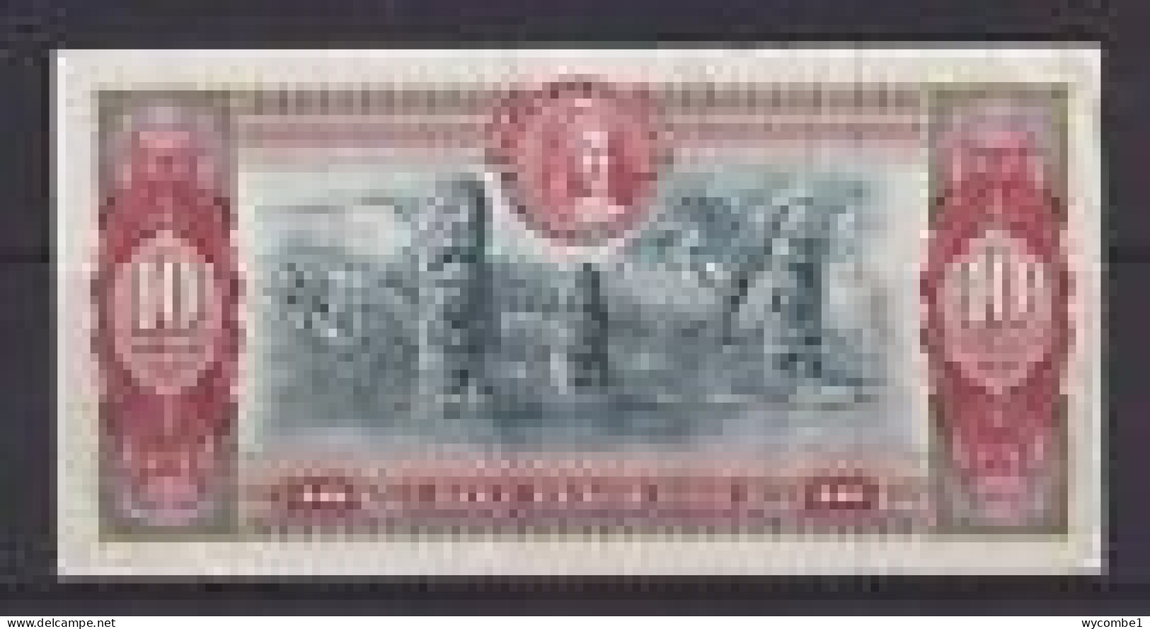 COLOMBIA - 1964 10 Pesos Circulated Banknote As Scans - Colombia