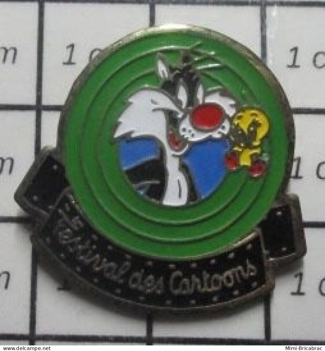 1819 Pins Pin's / Rare & Belle Qualité CINEMA / DESSIN ANIME FESTIVAL DES CARTOONS TITI ET GROMINET - Kino