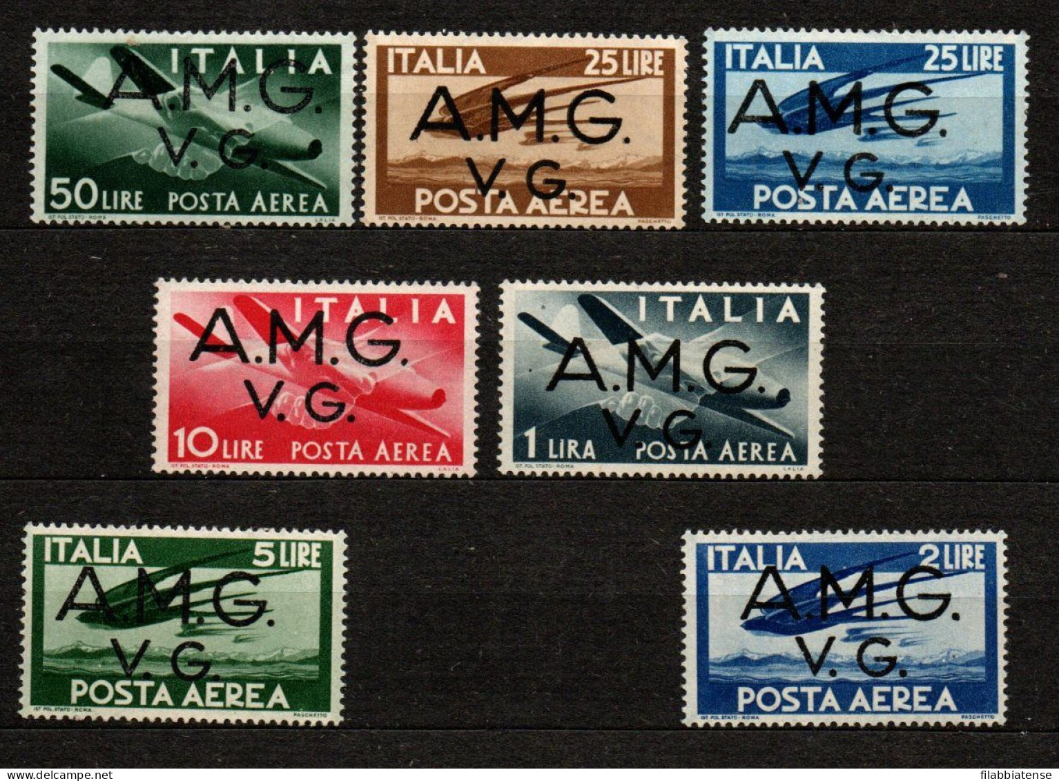 1946 - Italia - Venezia Giulia AMG-VG PA 2/8 Posta Aerea     ------- - Neufs