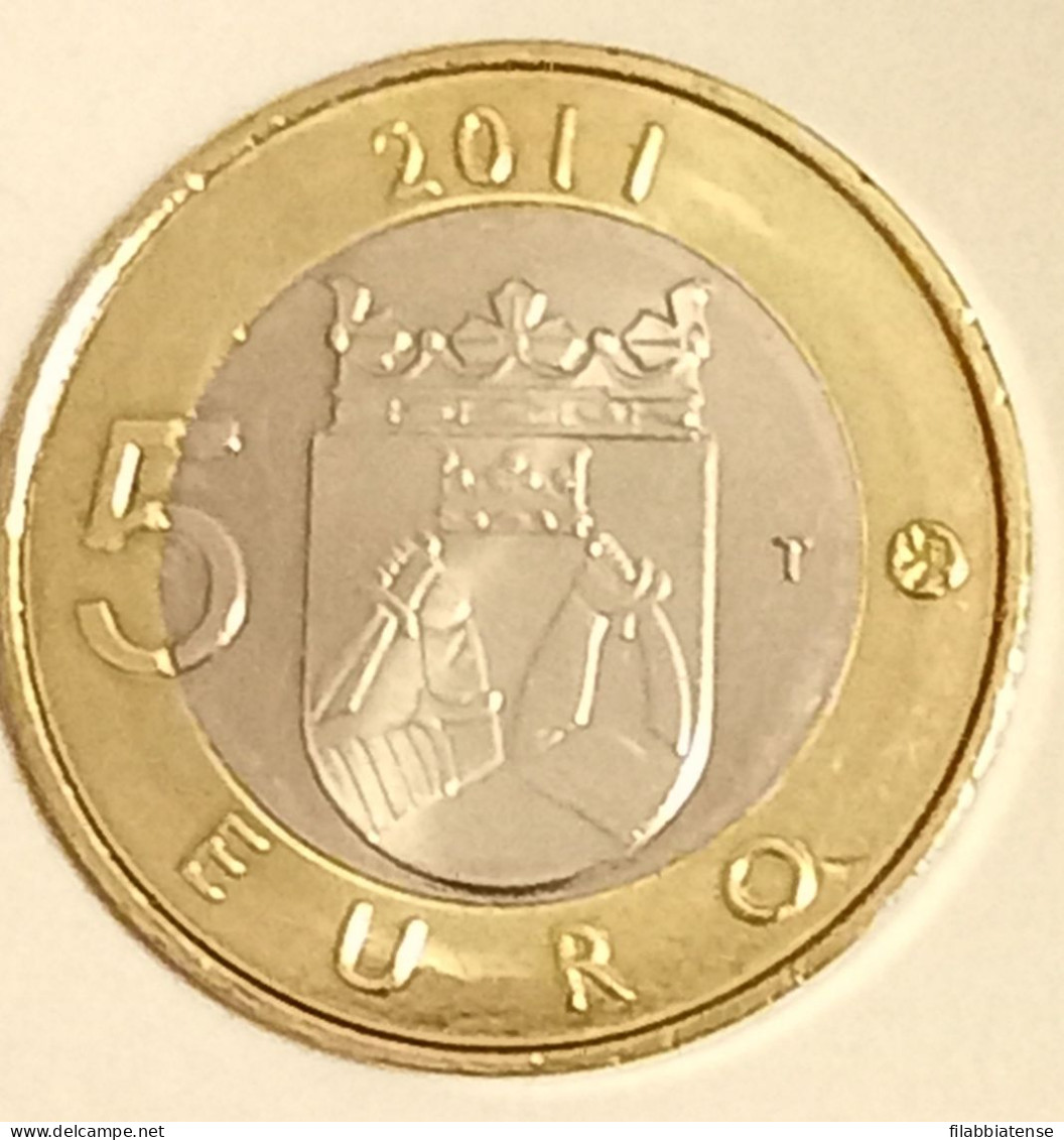 2011 - Finlandia 5 Euro - Province Storiche - Karelia     ------- - Finlande