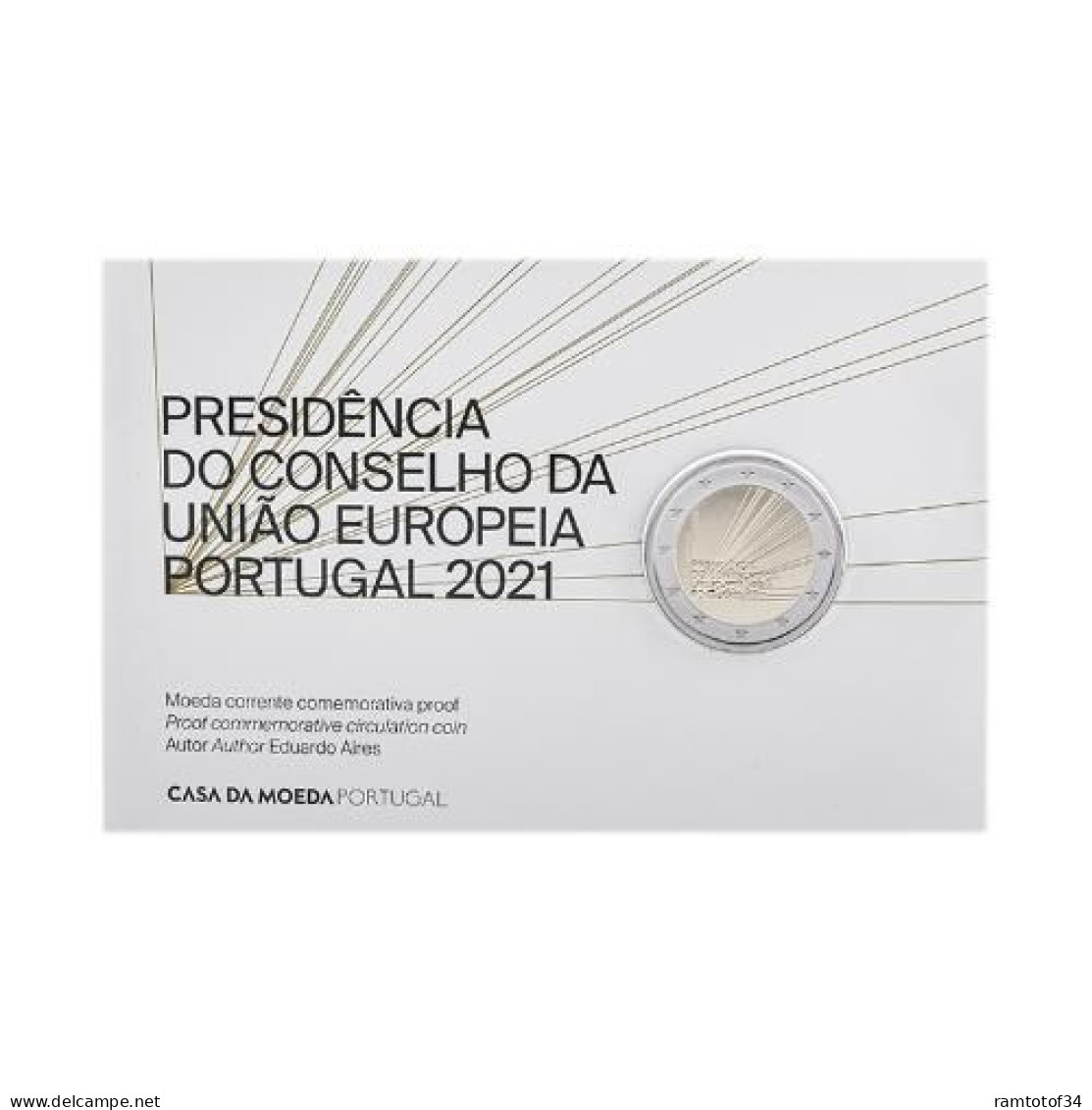 2021 PORTUGAL - 2 Euros Commémorative BE - Présidence Portugaise - Portugal