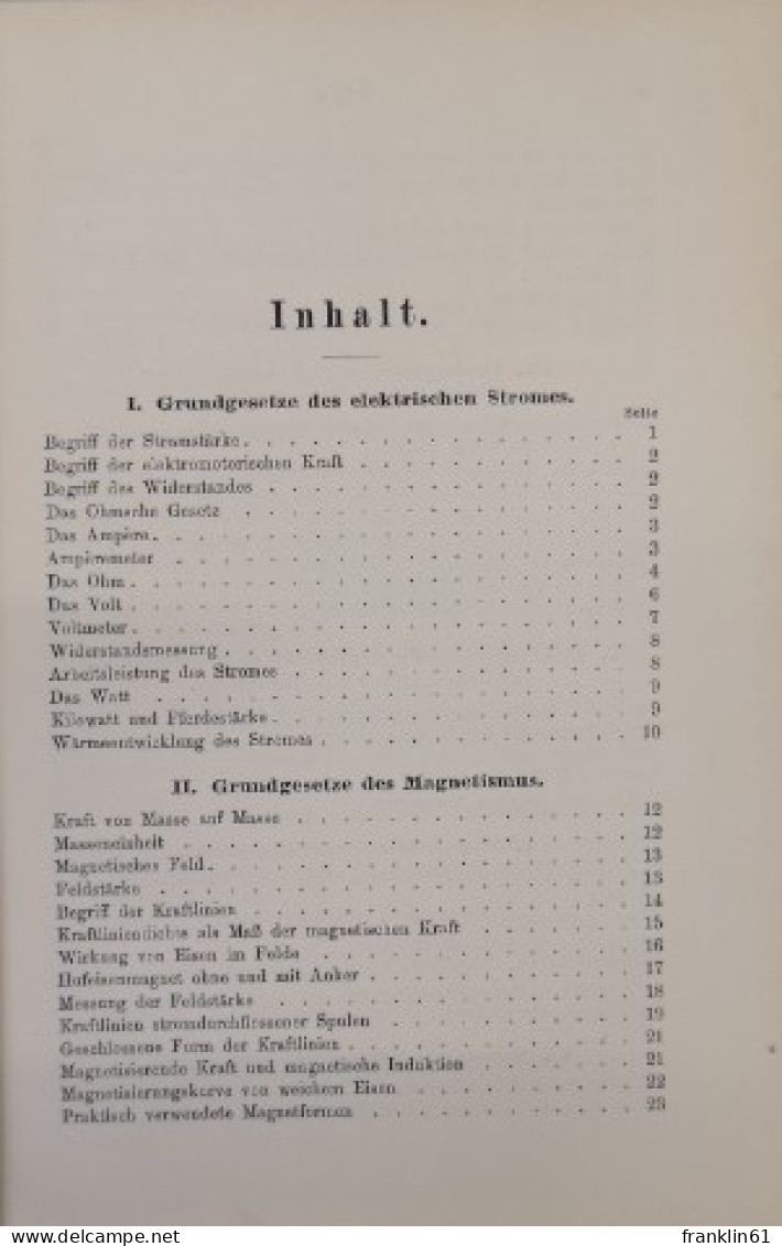 Elektromotoren Für Gleichstrom. - Technical