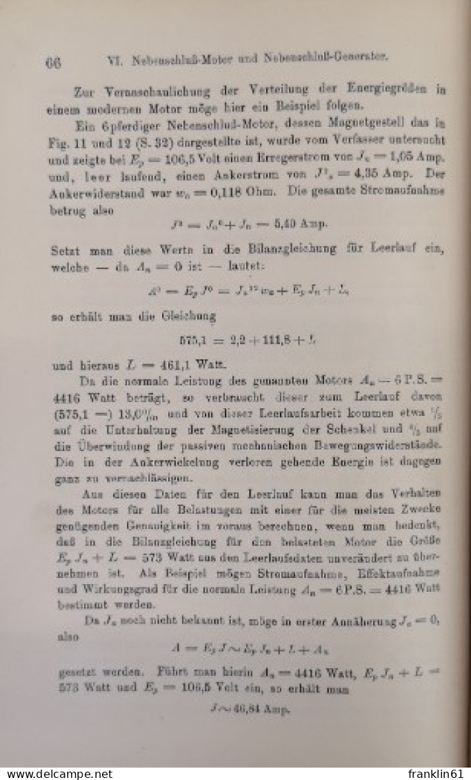 Elektromotoren für Gleichstrom.