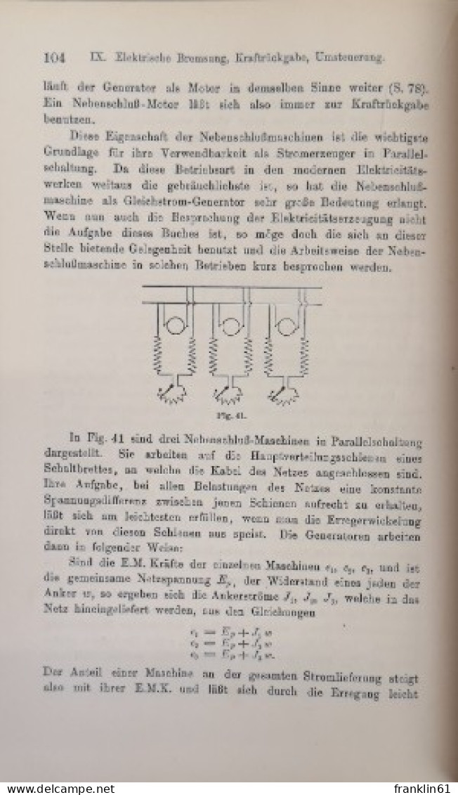 Elektromotoren für Gleichstrom.