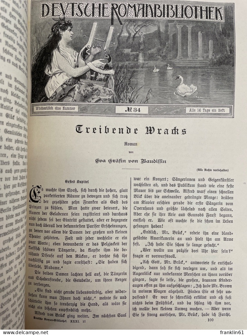 Deutsche Roman-Bibliothek. 31. Jahrgang. Zweiter Band. 1903