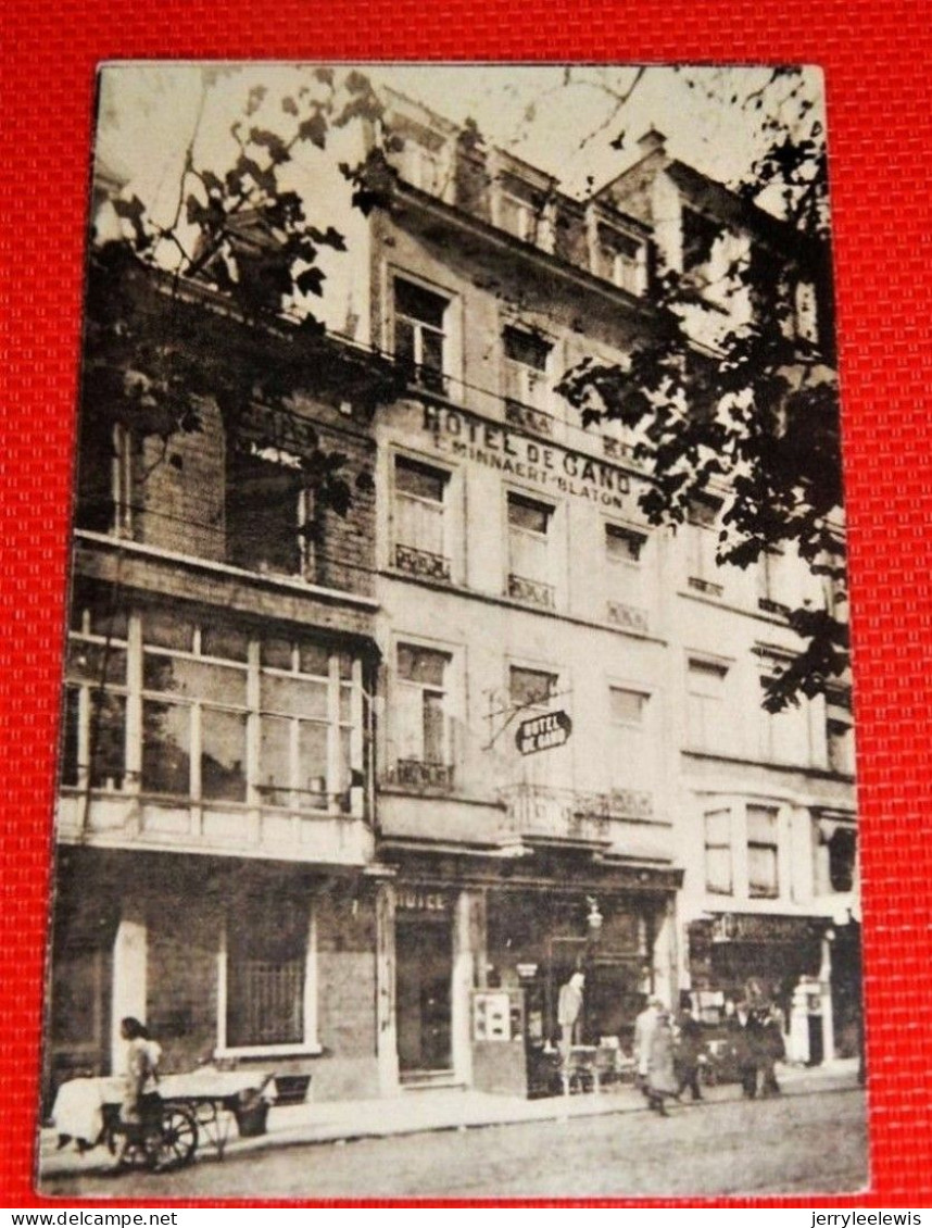 BRUXELLES  -  Hôtel De Gand , Avenue Du Boulevard, 26 - Pubs, Hotels, Restaurants