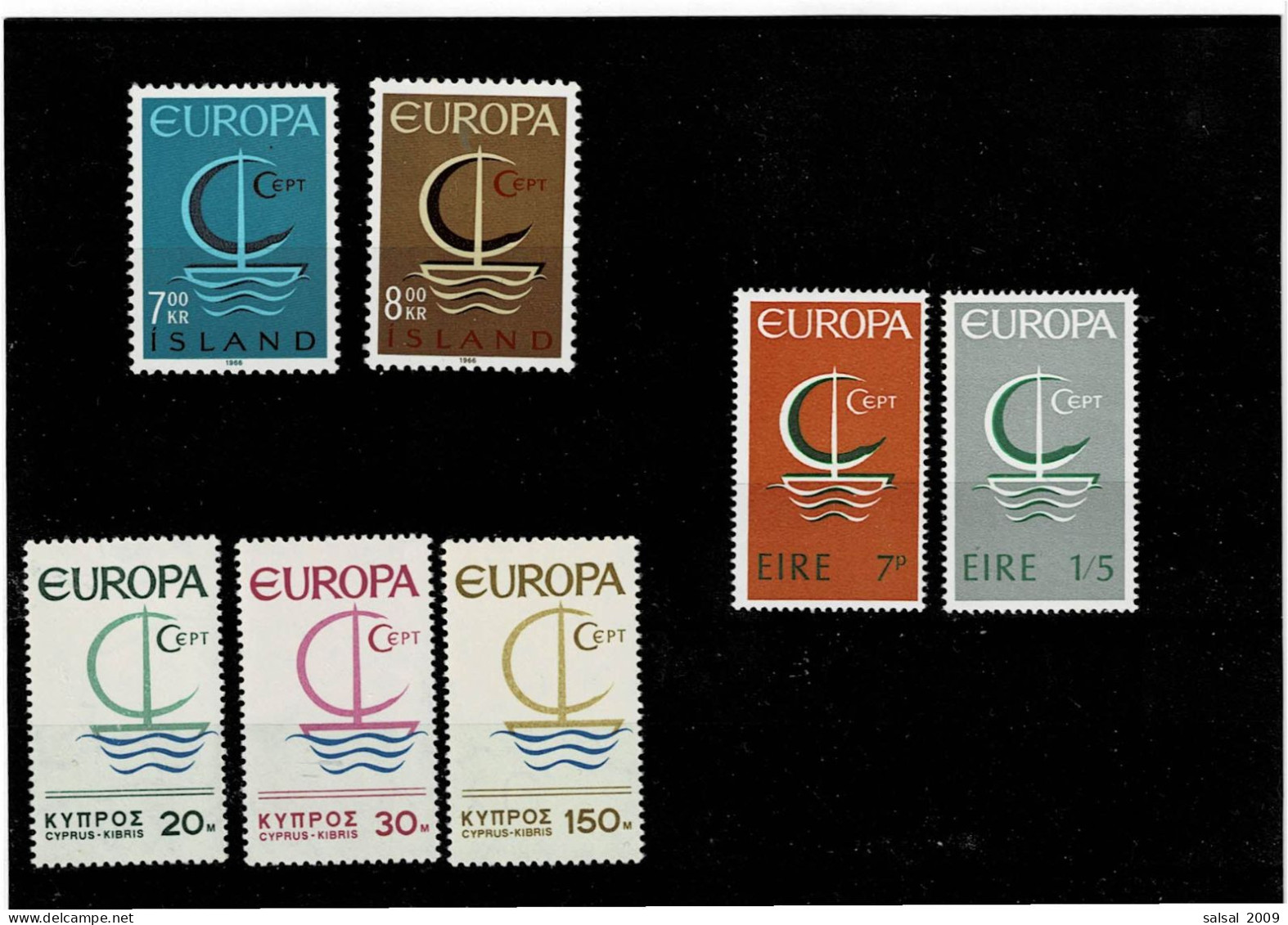 TEMATICA ,EUROPA-CEPT ,1966 ,MNH ,serie Complete ,qualita Splendida - 1966