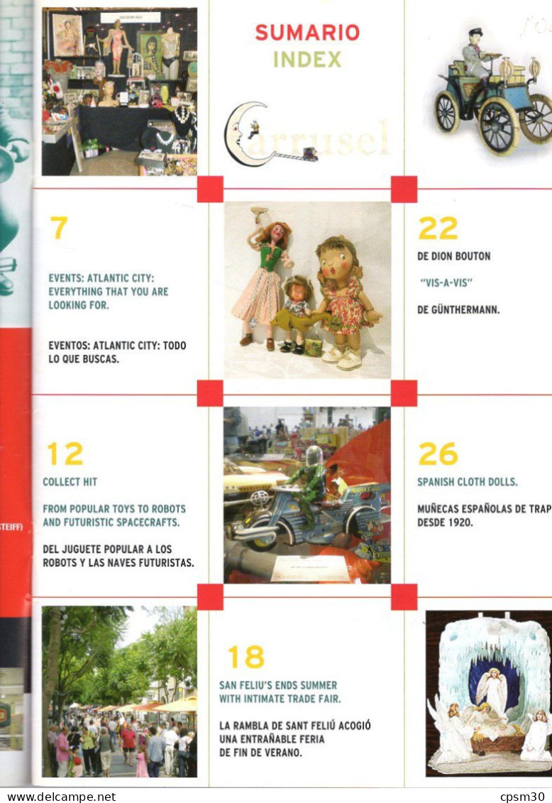 CARRUSEL International Magazine Of Antique Toys And Dolls, Revista International Del Juguette Y La Muneca Antiguos 2007 - [4] Temas