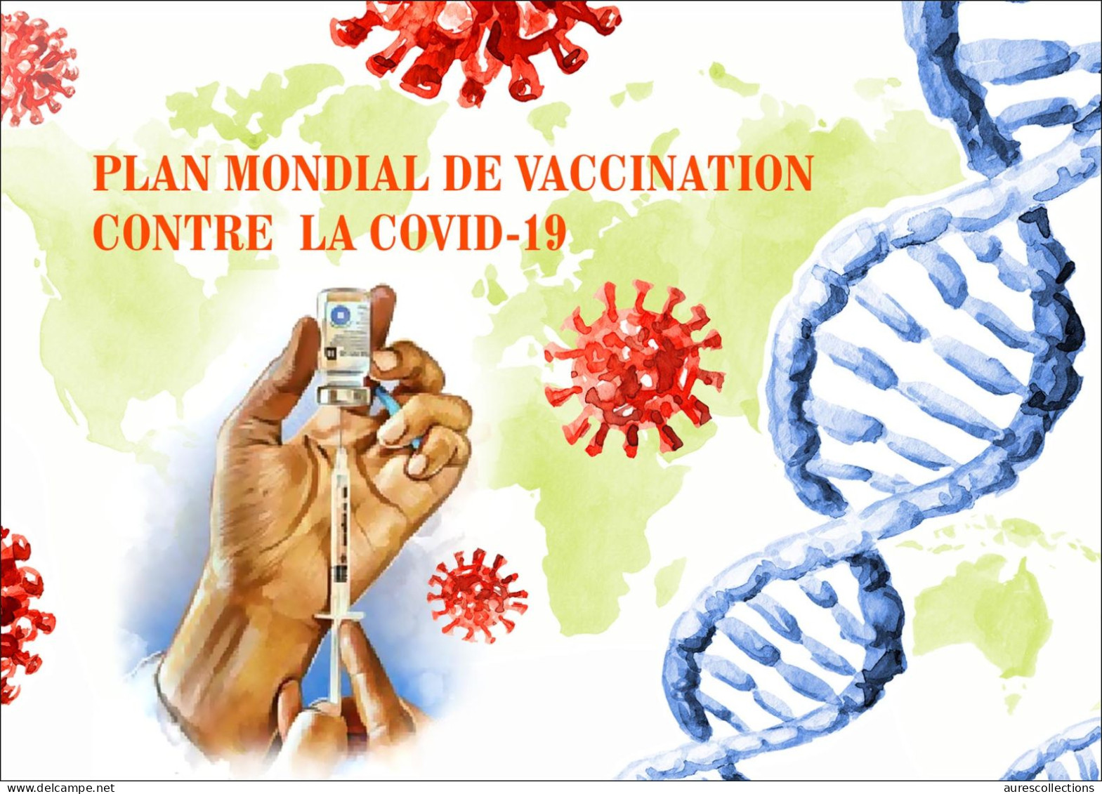 NIGER 2023 - STATIONERY CARD - COVID-19 PANDEMIC GLOBAL VACCINATION - JOINT ISSUE - Joint Issues