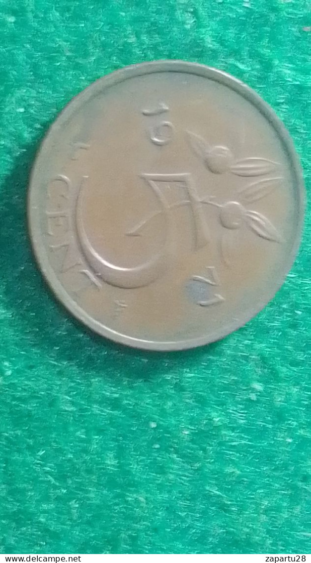 HOLLANDA- 1971       5 CENT          F - 5 Cent