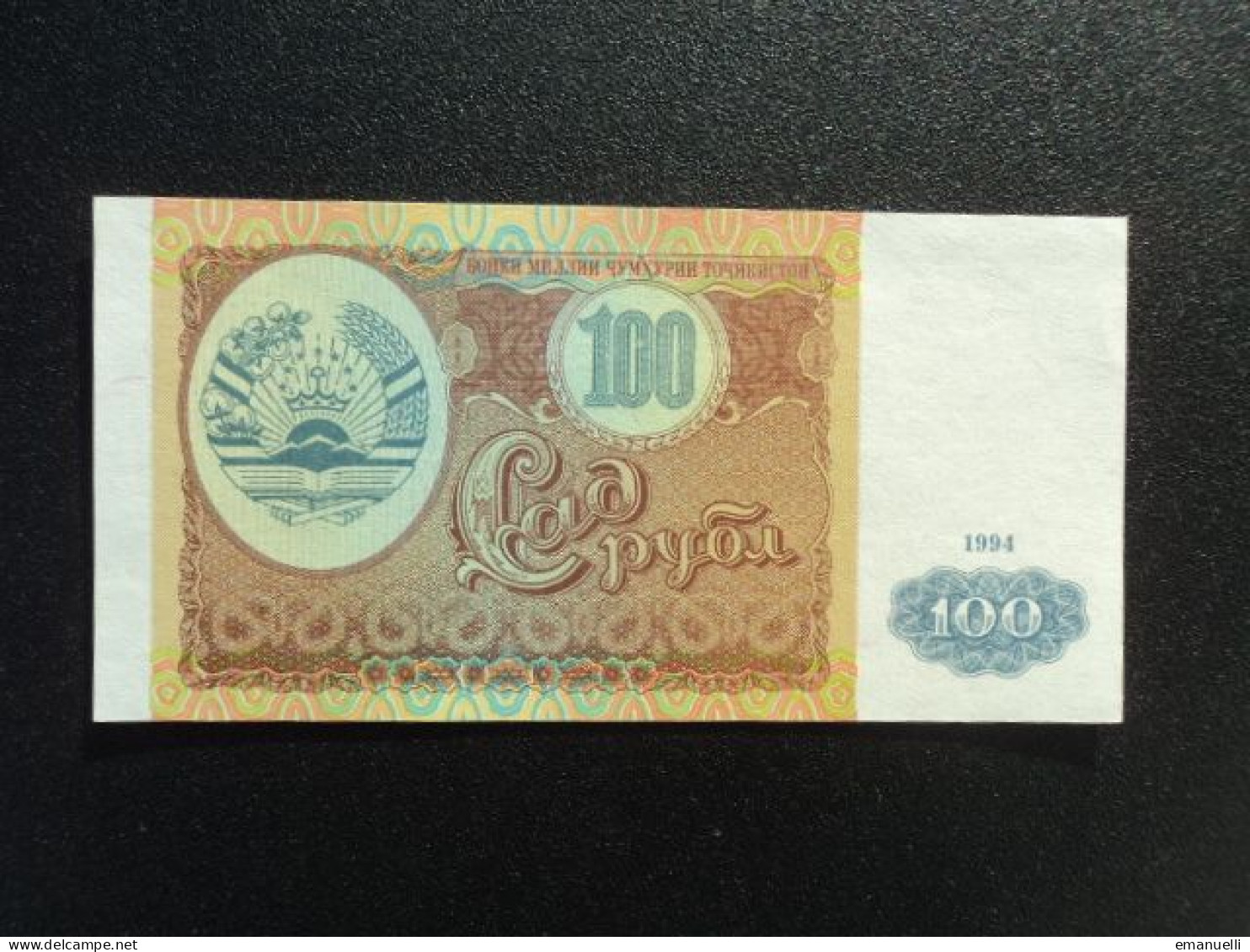 TADJIKISTAN * : 100 ROUBLES  1994    P 6a      SPL - Tadjikistan