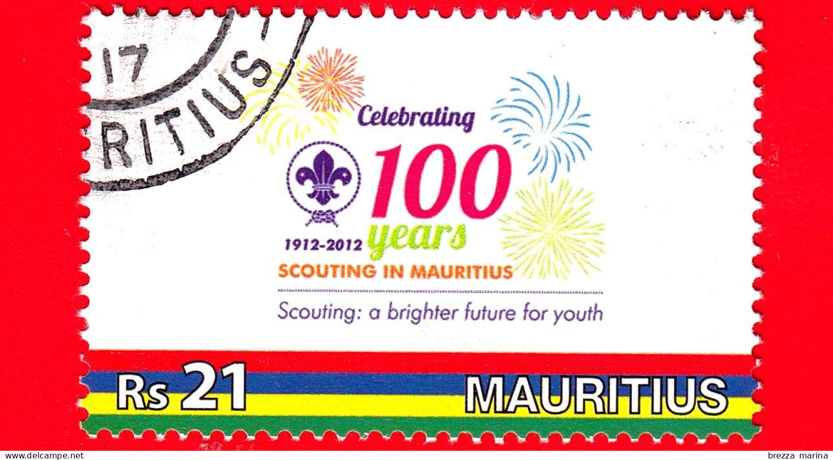 Nuovo Oblit. - MAURITIUS - 2012 - 100 Anni Dello Scoutismo A Mauritius - Scouting - 21 - Maurice (1968-...)