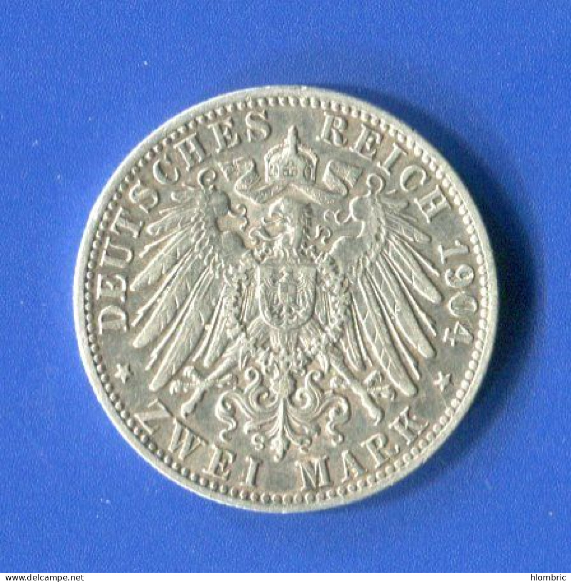 2 Mark 1904  Bayern - 2, 3 & 5 Mark Plata