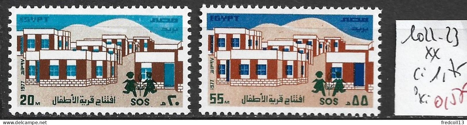 EGYPTE 1022-23 ** Côte 1.75 € - Ongebruikt