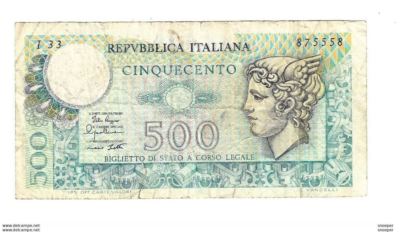 *italy 500 Lire 1974  94 - 500 Lire