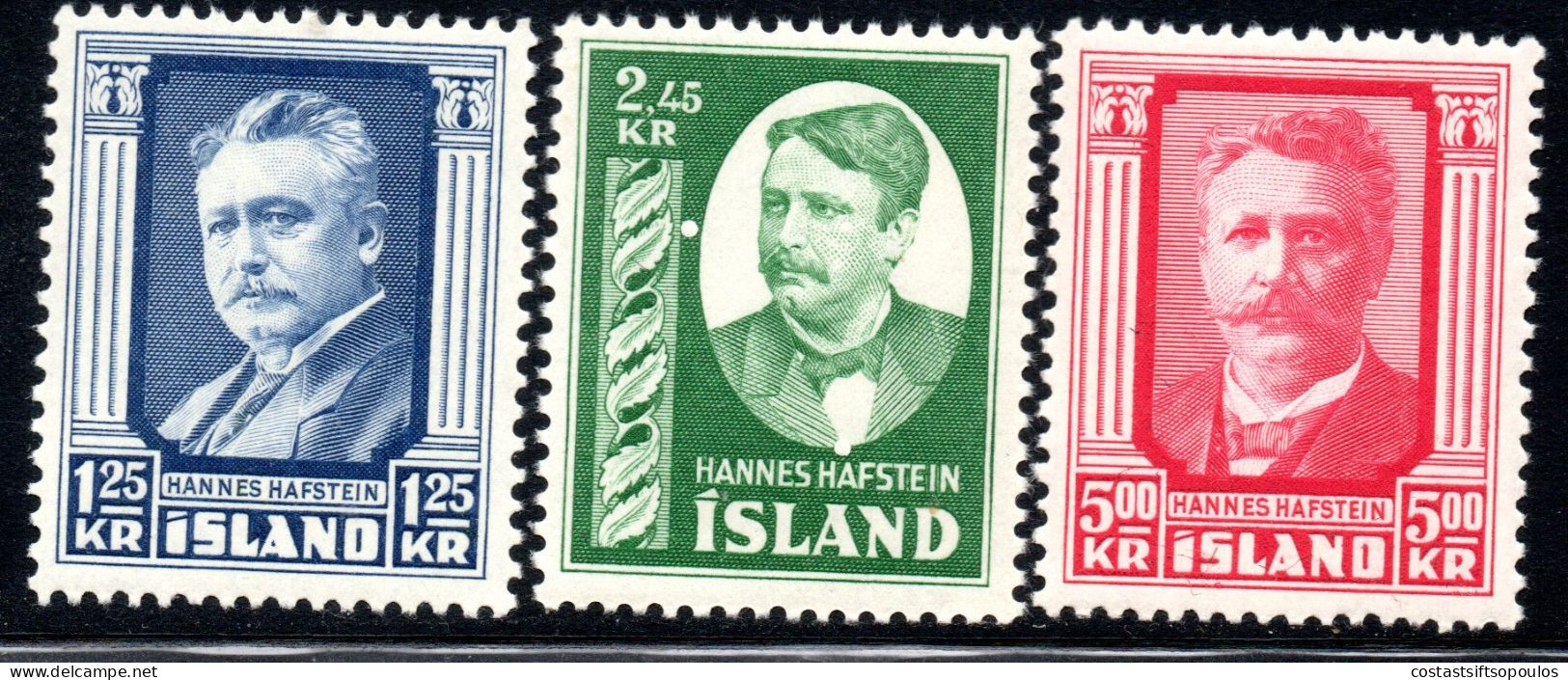 2287. ISLAND. 1954 #251-253 MNH - Ungebraucht