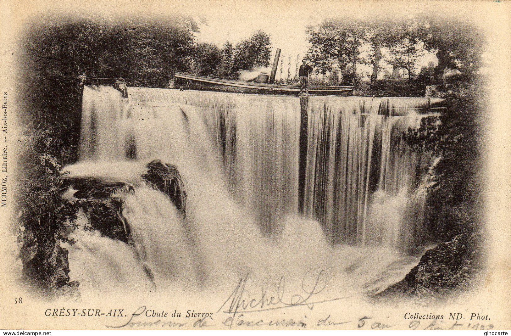 Gresy Sur Aix Gorges Du Sierroz Chute Du Sierroz - Gresy Sur Aix