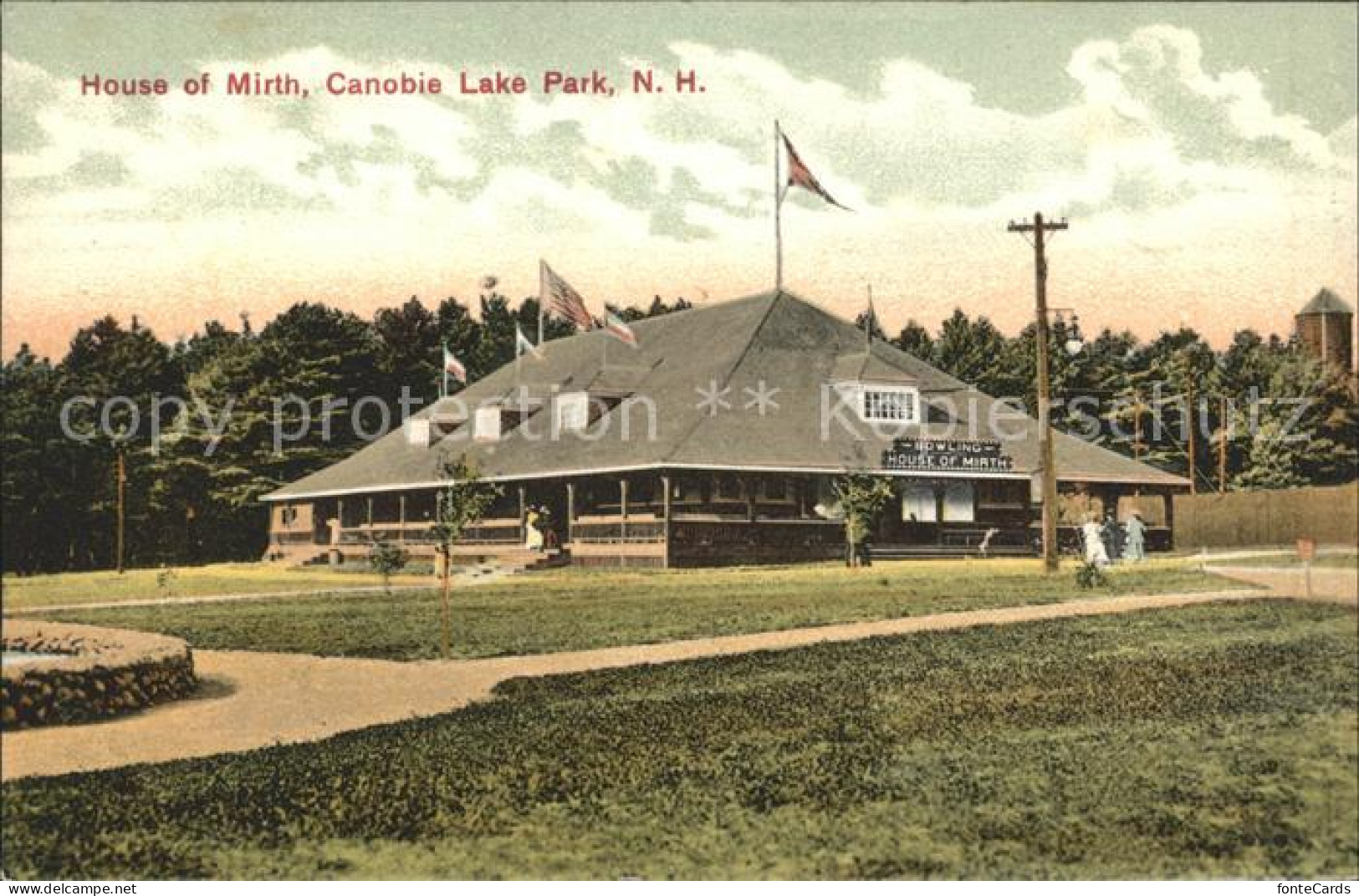 11701047 Salem_New_Hampshire Bowling House Of Mirth Canobie Lake Park - Other & Unclassified