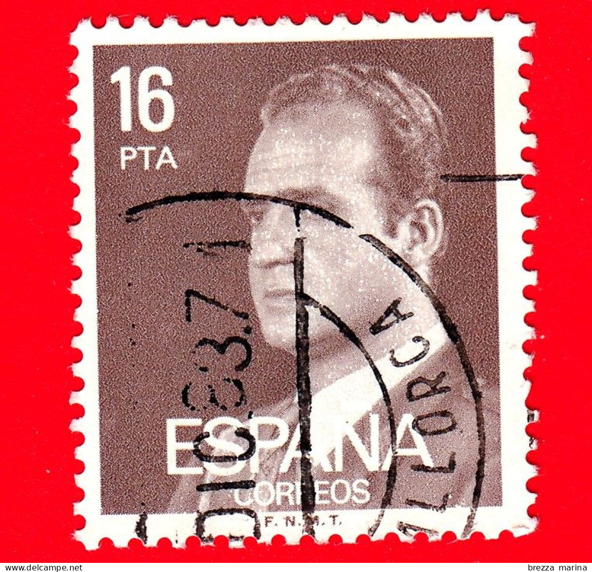 SPAGNA - Usato - 1983 -  Ritratto A Mezzo Busto Del Re Juan Carlos I (1976-1984) (volta A Sinistra) - 16 Pta - Used Stamps