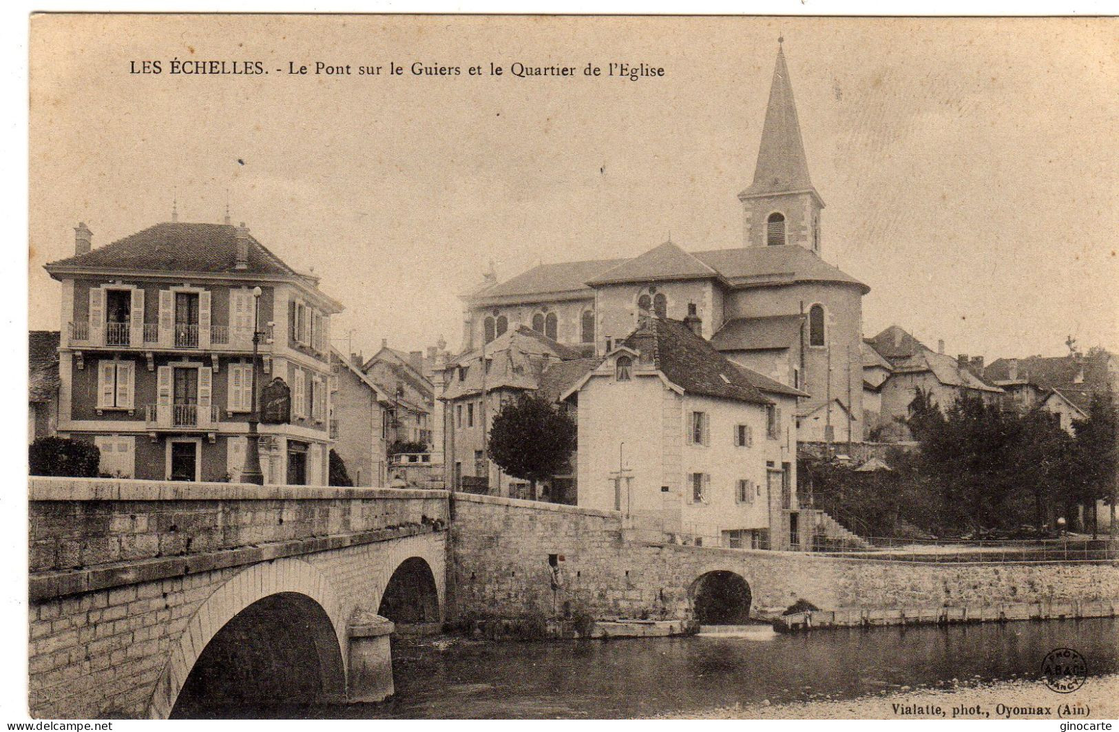 Les Echelles Le Pont Sur Le Guiers Quartier De L'eglise - Les Echelles