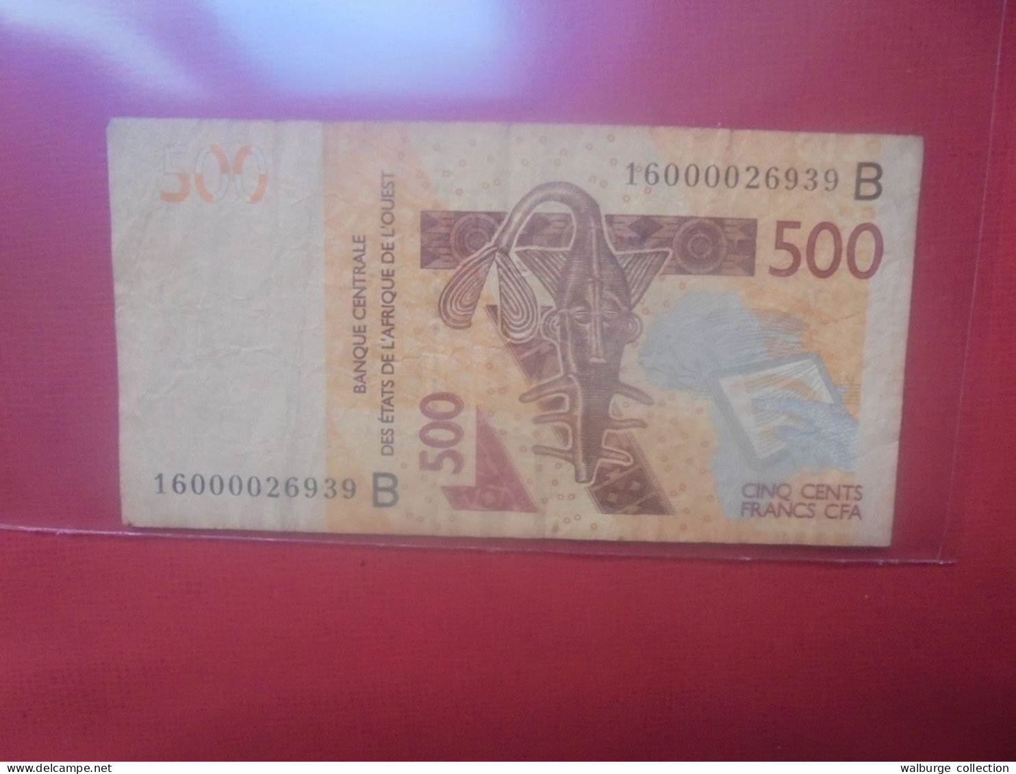 AFRIQUE De L'OUEST (Bénin) 500 FRANCS 2012-17 Circuler (B.32) - États D'Afrique De L'Ouest