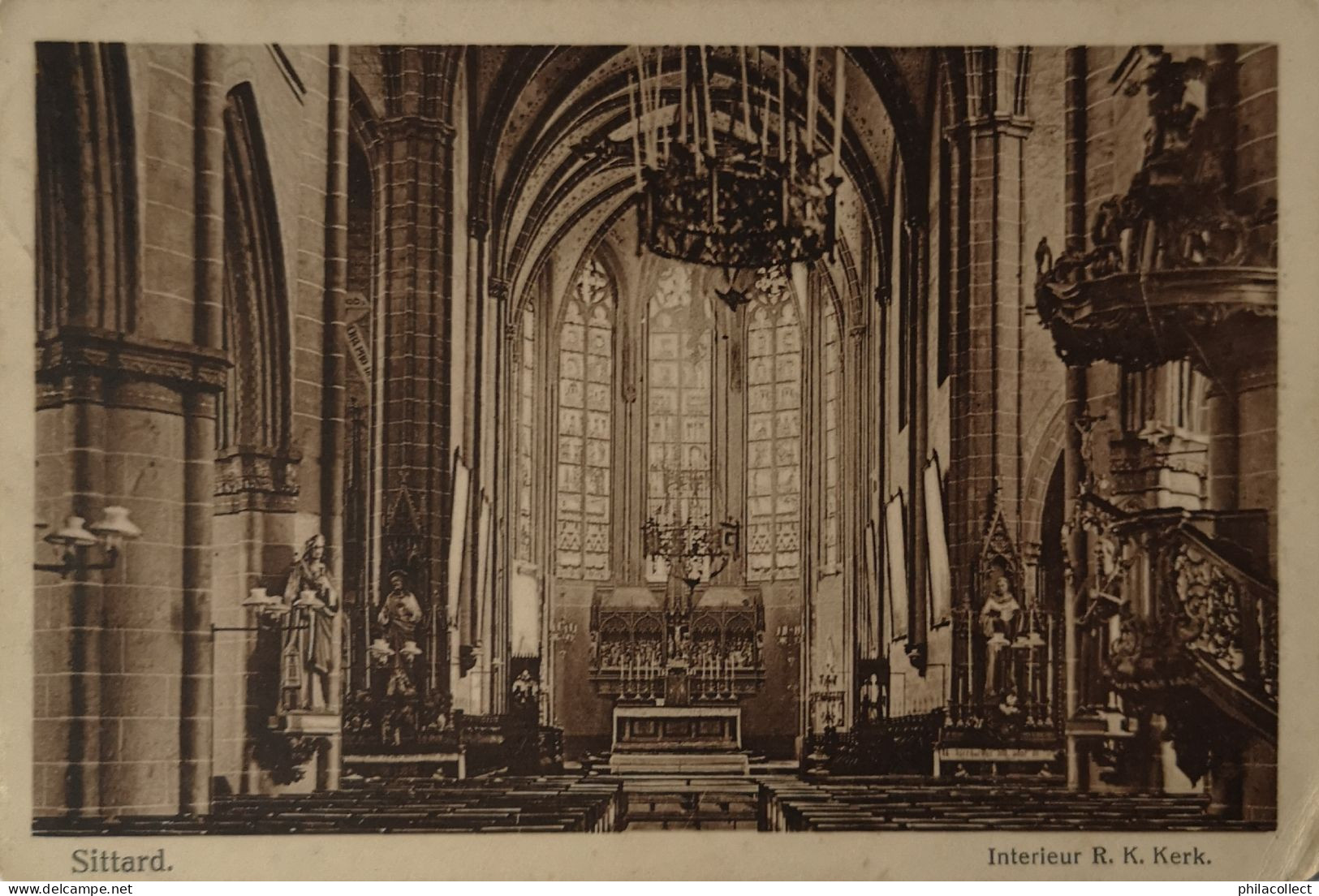 Sittard // Interieur R. K. Kerk 1923 Hoekjes - Sittard