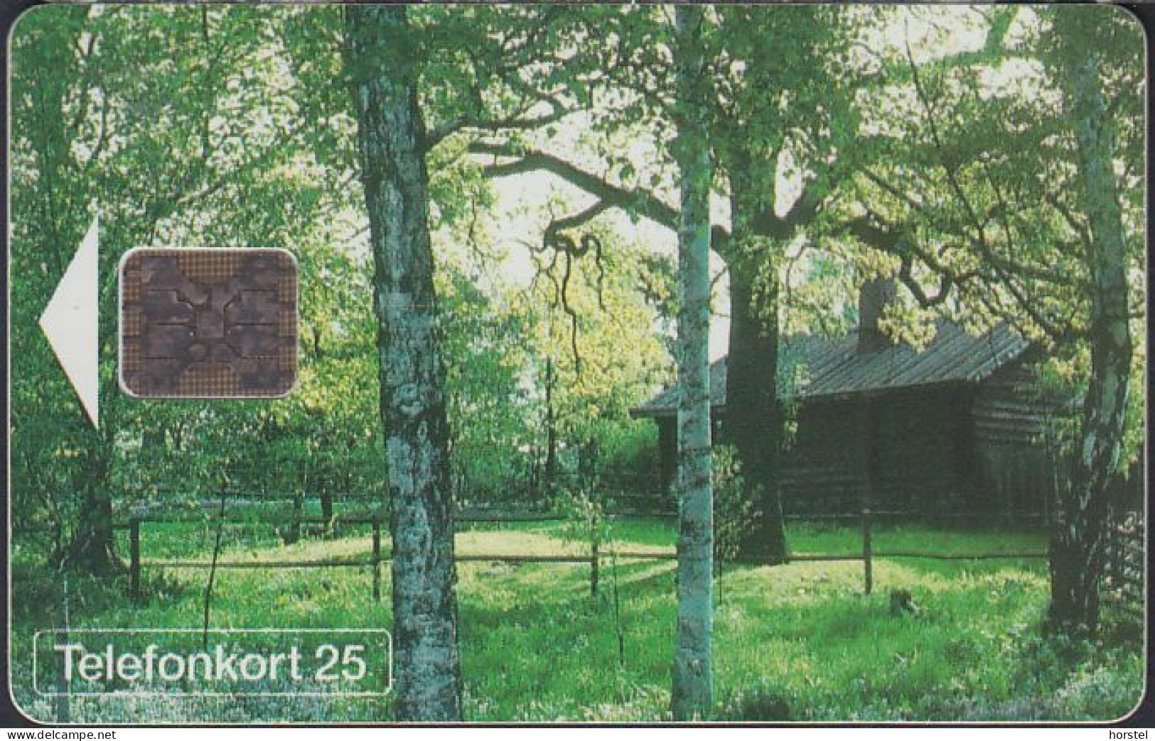 Schweden Chip 036 (60105/017) Summer In Skansen - Wood - SC5 - 25 Units - Red C36041699 - Zweden