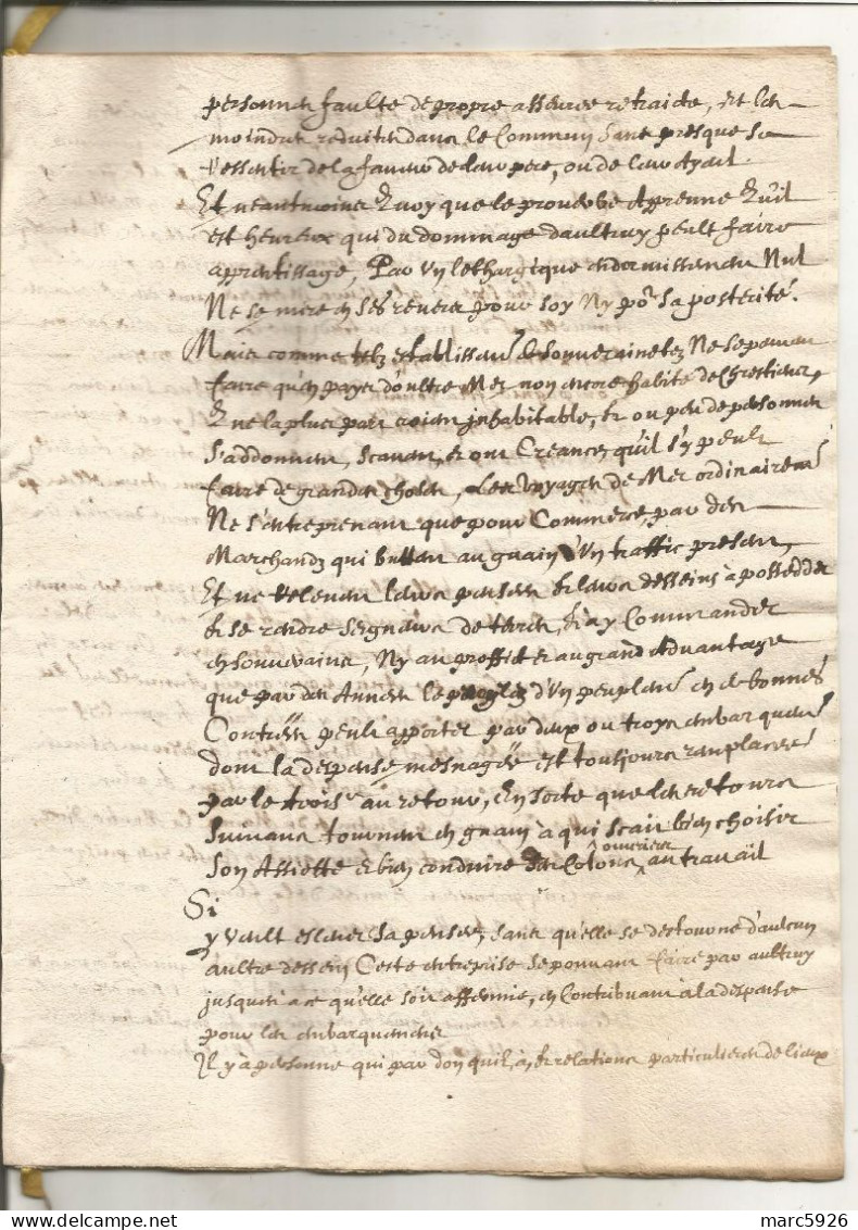 N°763 ANCIENNE LETTRE A DECHIFFRER PAS DE DATE - Documents Historiques
