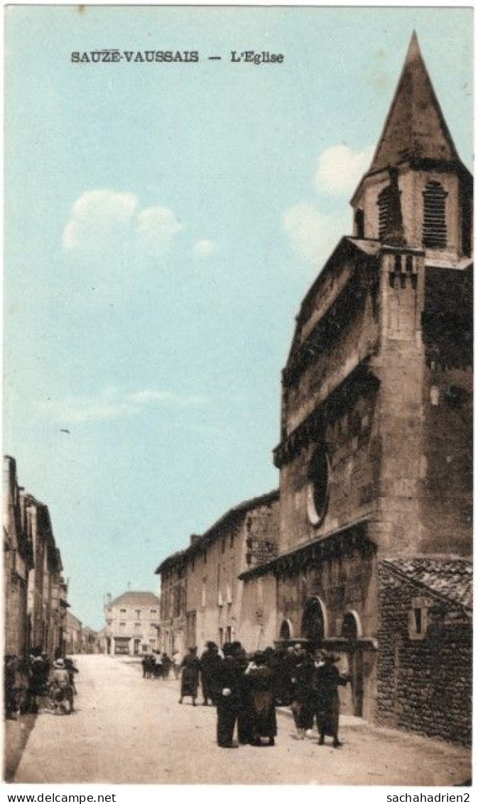 79. SAUZE-VAUSSAIS. L'Eglise - Sauze Vaussais